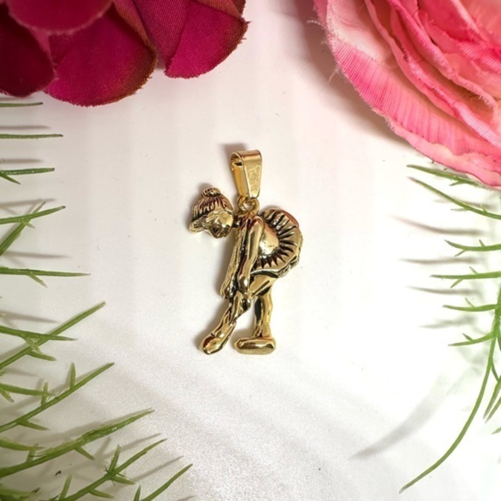 NEW⚜️Gold Ballerina Charm Pendant